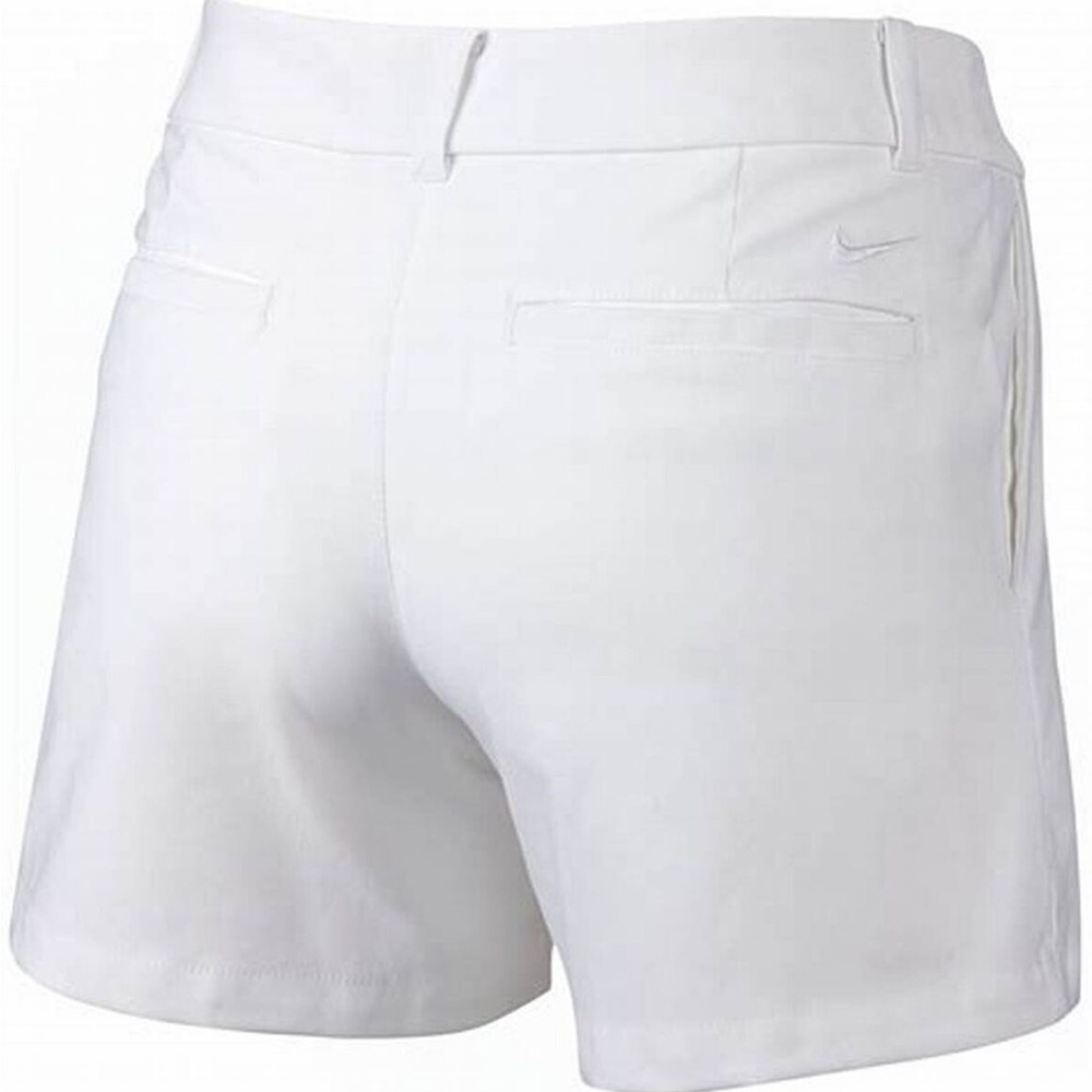 NWT Nike Women's Size 8 Tournament Shorts white 725771 Dri-Fit technology 4" NWT